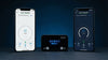 GOT Boost throttle controller device with two smartphones showing the official app interface in light and dark modes