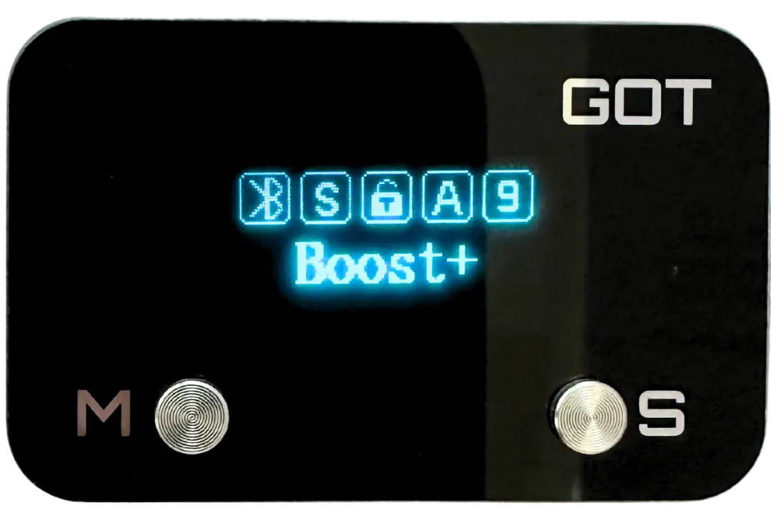 Display module of GOT Boost throttle performance device