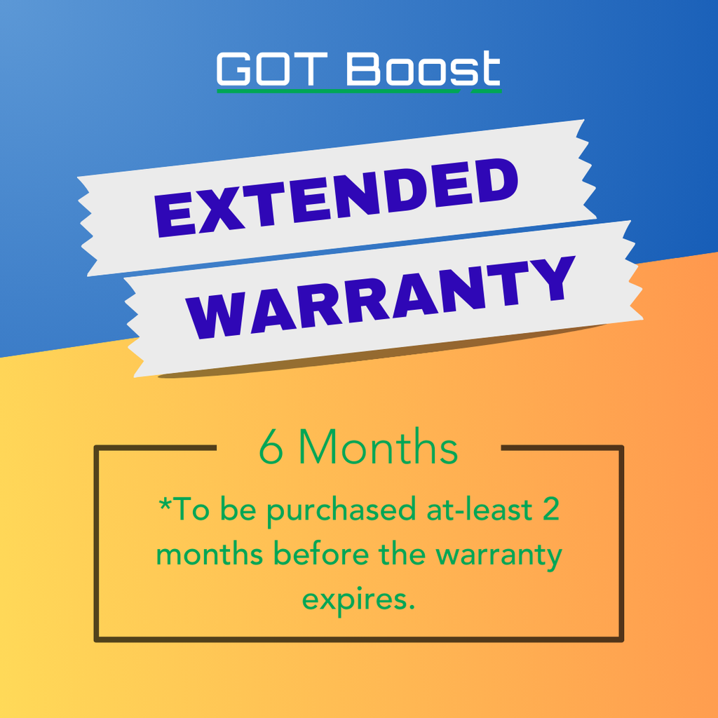 Extended Warranty for GOT Boost Device - 6 Months